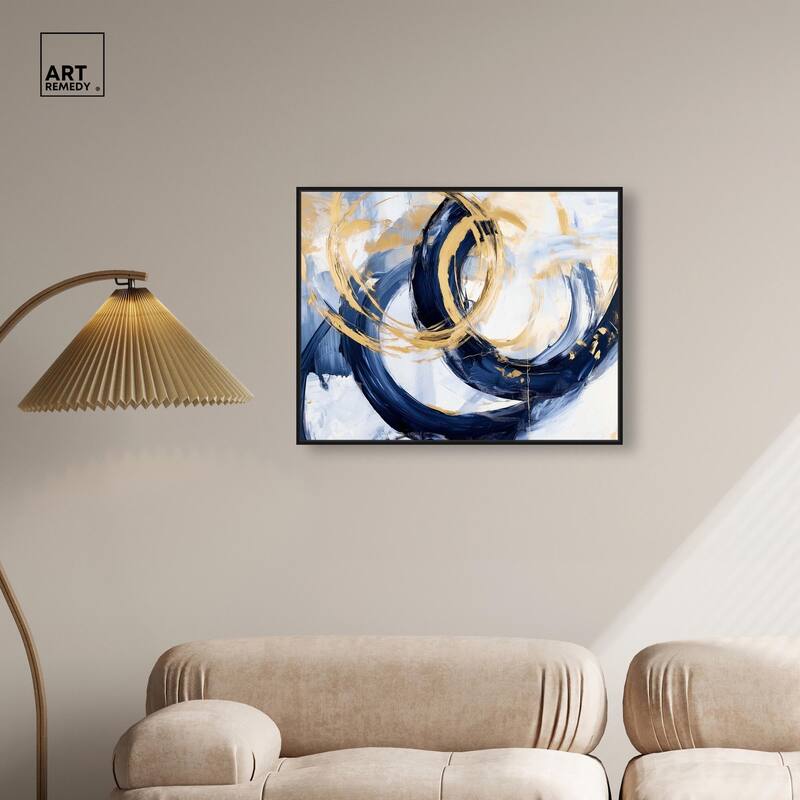 Bold Whirl I Canvas by Art Remedy