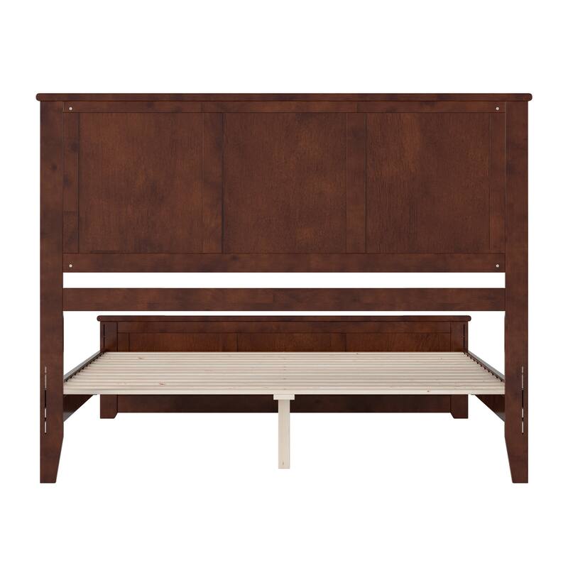 Charlotte Solid Wood Low Profile Platform Bed with Matching Footboard