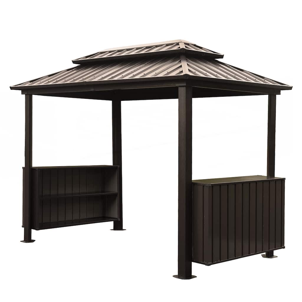 6x10FT Hardtop Grill Gazebo