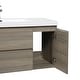 preview thumbnail 20 of 169, CASAINC Floating Bathroom Vanity with Resin Top Basin and Soft Closing Drawers