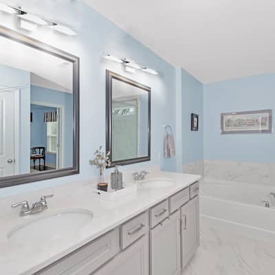Eglo Metrass 3 LED Vanity Light w/ Chrome Finish & Satin Plastic Shade