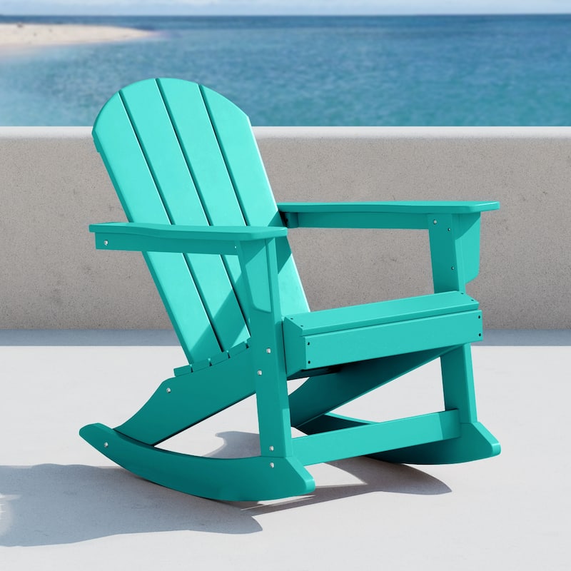 Polytrends Laguna Hdpe All Weather Outdoor Patio Rocking Chair