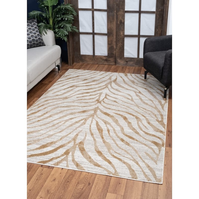 Elegance GC_CNC6007 Gold Area Rug
