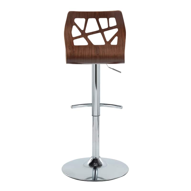 Carson Carrington Sala Adjustable Bar Stool with Rounded T Footrest (Set of 2)