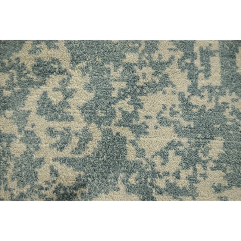 Hand Knotted Oriental Viscose Silk Carpet Modern Abstract Multi-Colored Abstract Area Rug - 5' 5'' X 3' 0''