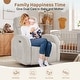 preview thumbnail 28 of 54, Power Swivel Rocker Glider Nursery Recliner with USB Port Set of 2
