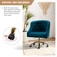 preview thumbnail 42 of 109, Modern Velvet Tufted Office Chair with Gold Metal Base by HULALA HOME