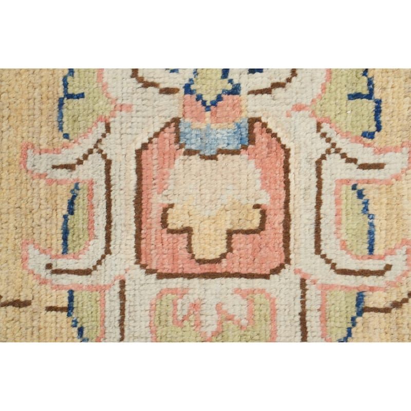 Hand Knotted Oriental 100% Wool Carpet Traditional All-Over Navy Blue & Blues Ziegler Area Rug - 14' 6'' X 12' 2''