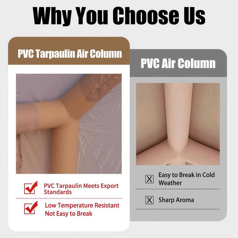 Inflatable Glamping Tent 4-6 Person Waterproof Outdoor Luxury - 118“x78.7”x78.7“