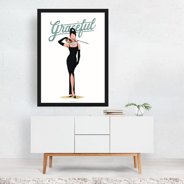 Audrey Graceful Illustrations Audrey Hepburn Fashion Art Print/Poster - Bed  Bath & Beyond - 34893757