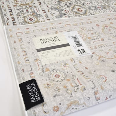 Badgley Mischka Oasis Vivid Peach Area Rug
