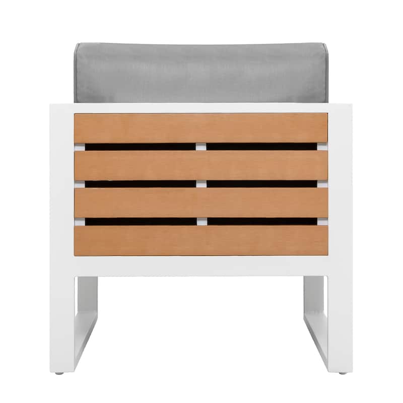 Outdoor Sofa Set, Coffee Table, Three-seat Sofa, 2 Armchairs