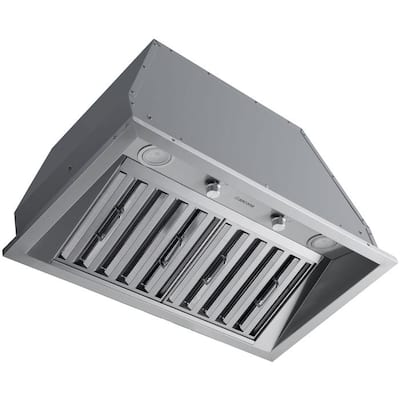 Ancona Pro 28 in. 600 CFM Ducted Insert Range Hood in Stainless Steel