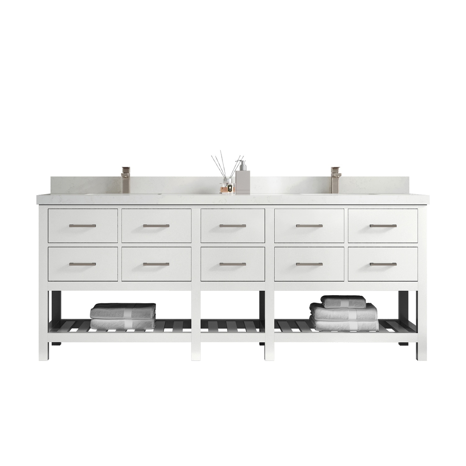 Willow Collections 84x22 Parker Double Bathroom Vanity with Sink-image