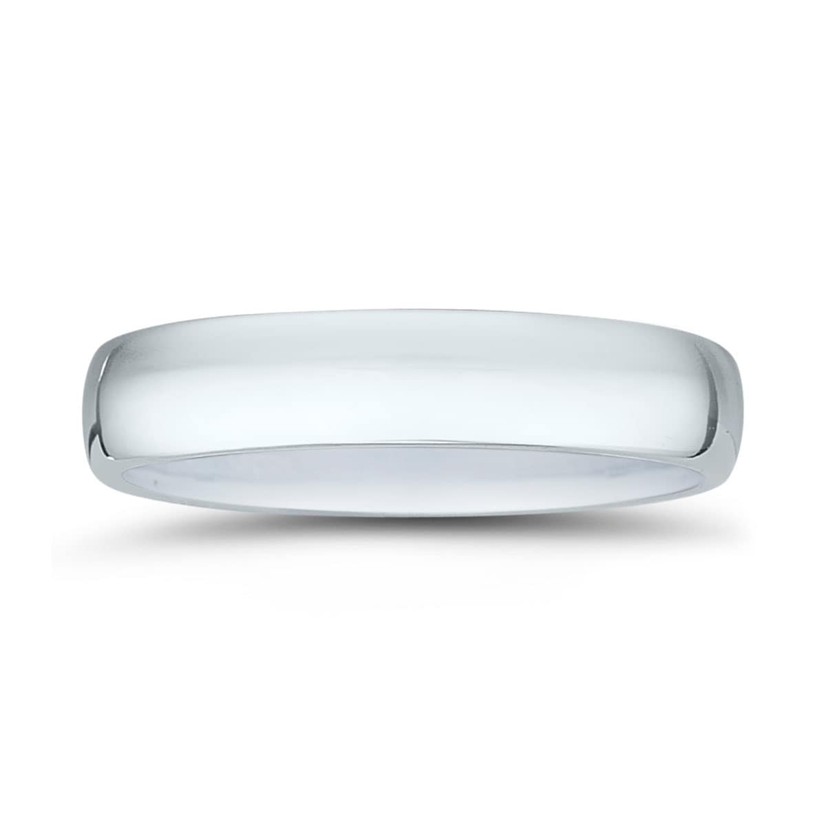 Marquee 4mm Domed Comfort Fit Wedding Band in 950 Platinum
