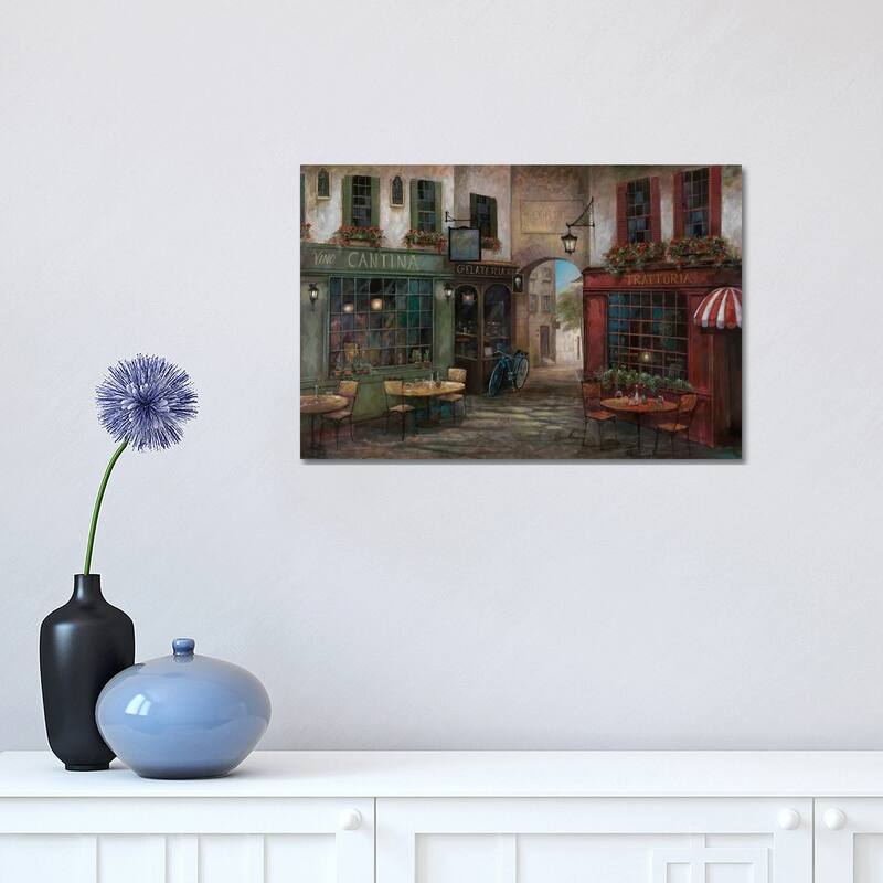 iCanvas "Courtyard Ambiance" by Ruane Manning Canvas Print - 12x18x1.5