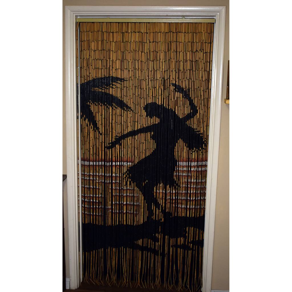 Handmade Hula Girl Silohuette Curtain (Vietnam)