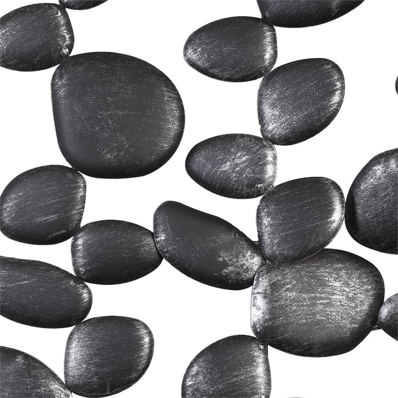 Uttermost 34 Inch x 40 Inch Skipping Stones Iron Dimensional Wall Art