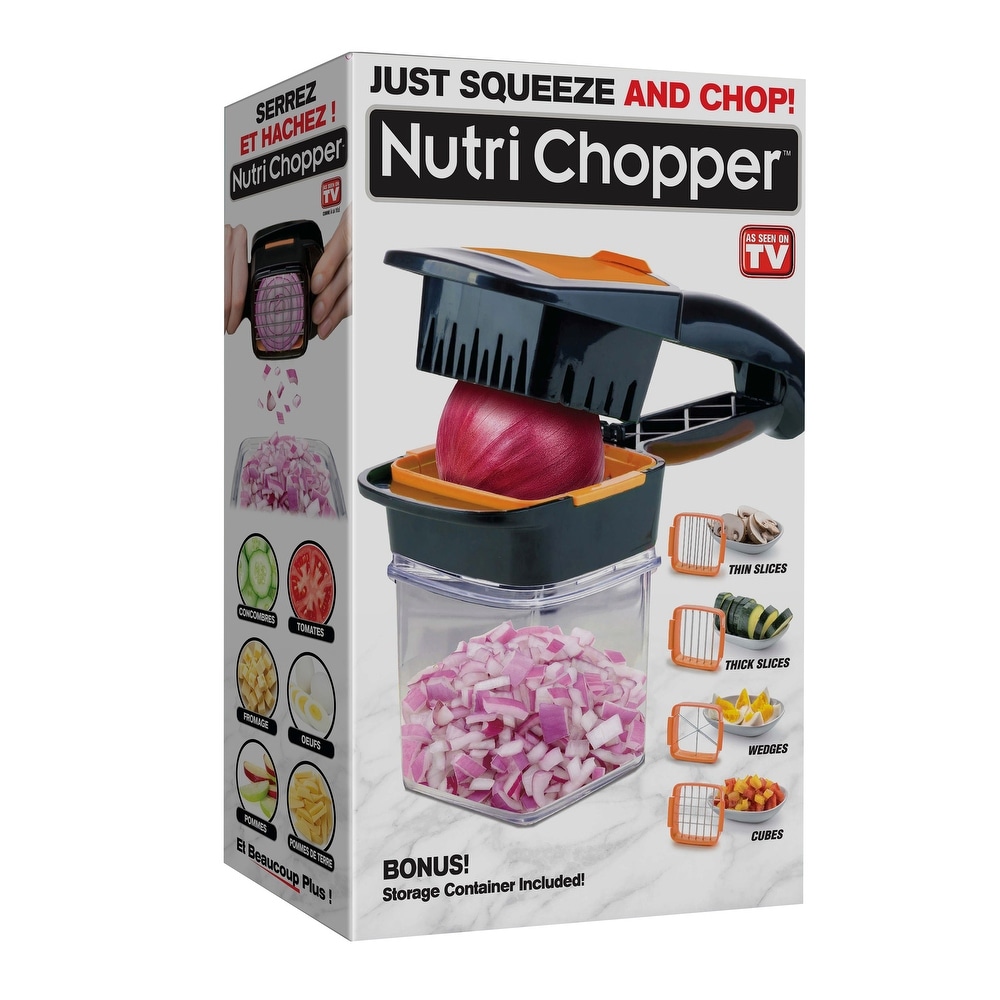 Food Chopper & Vegetable Dicer w/ 6.3 Cup Storage Container - On Sale - Bed  Bath & Beyond - 36115851
