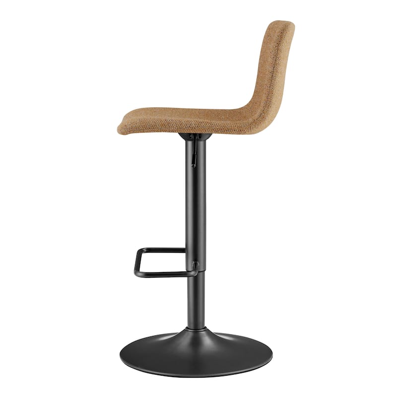 NPD Furniture Bruce Chenille Gaslift Bar Stool (Set of 2)