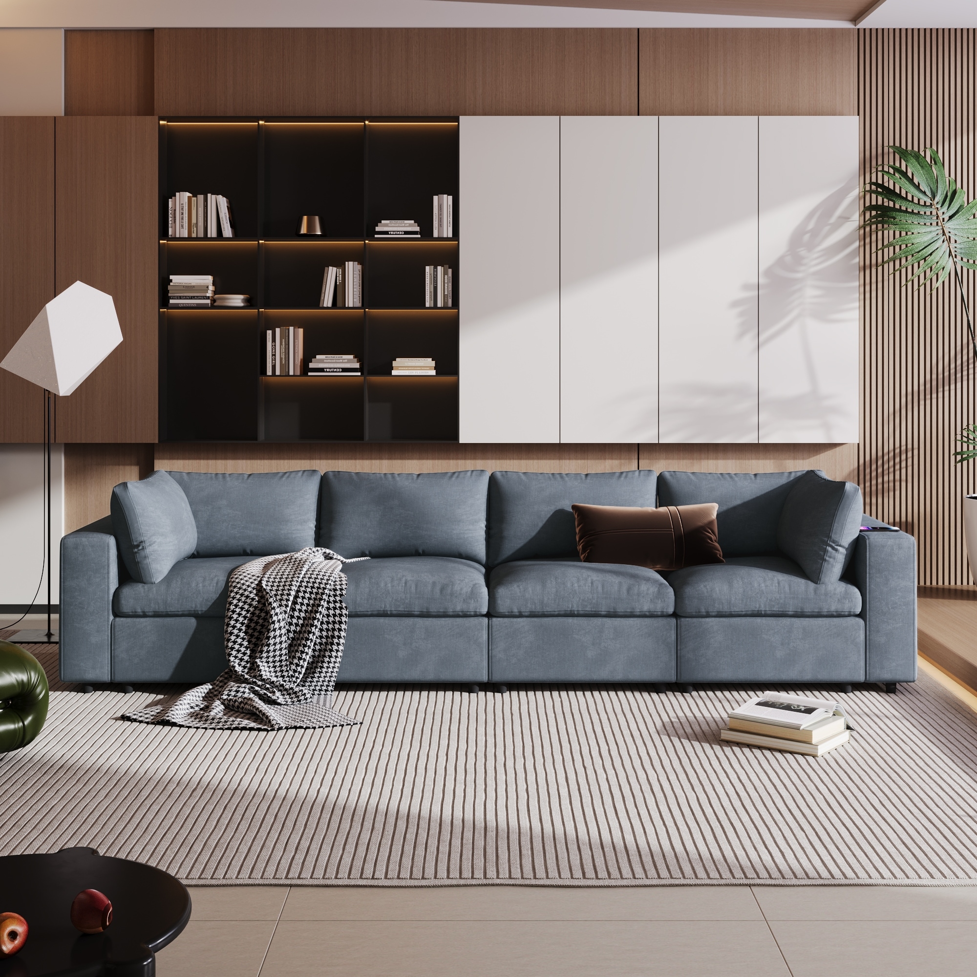 Modular 4 seater hot sale sofa