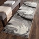 preview thumbnail 6 of 39, SAFAVIEH Evoke Tambra Abstract Swirl Rug 2'3" x 8' Runner - Cream/Dark Grey - Runner