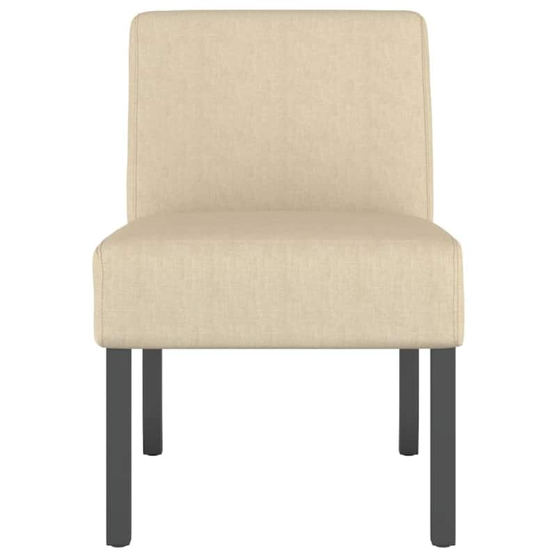 vidaXL Slipper Chair different color Fabric - 18.9" x 25.2" x 28.3"
