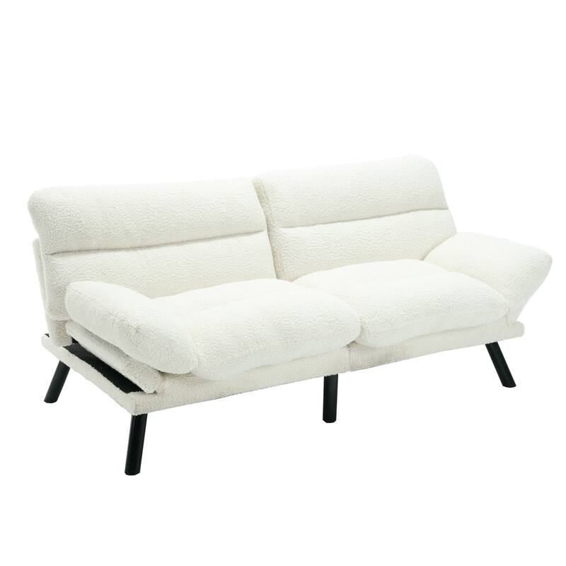 Thick cushion sofa, sofa bed, sleeper sofa with metal feet