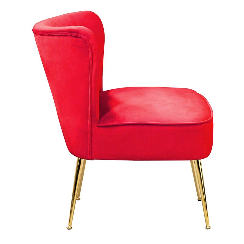 Heaven Contemporary Velvet Upholstered Accent Chair