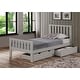 preview thumbnail 3 of 9, Alaterre Under Bed Storage Organizer Drawers, Set of 2 Grey