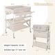 preview thumbnail 12 of 16, Costway Portable Baby Changing Table with Wheels Adjustable Height - See Details