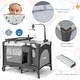 preview thumbnail 7 of 6, Multi-Functional Baby Playpen with Mattress and Removable Changing Table
