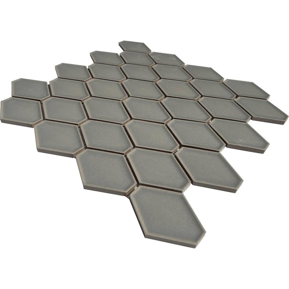 Century Clipped Diamond Porcelain Mosaic Tile