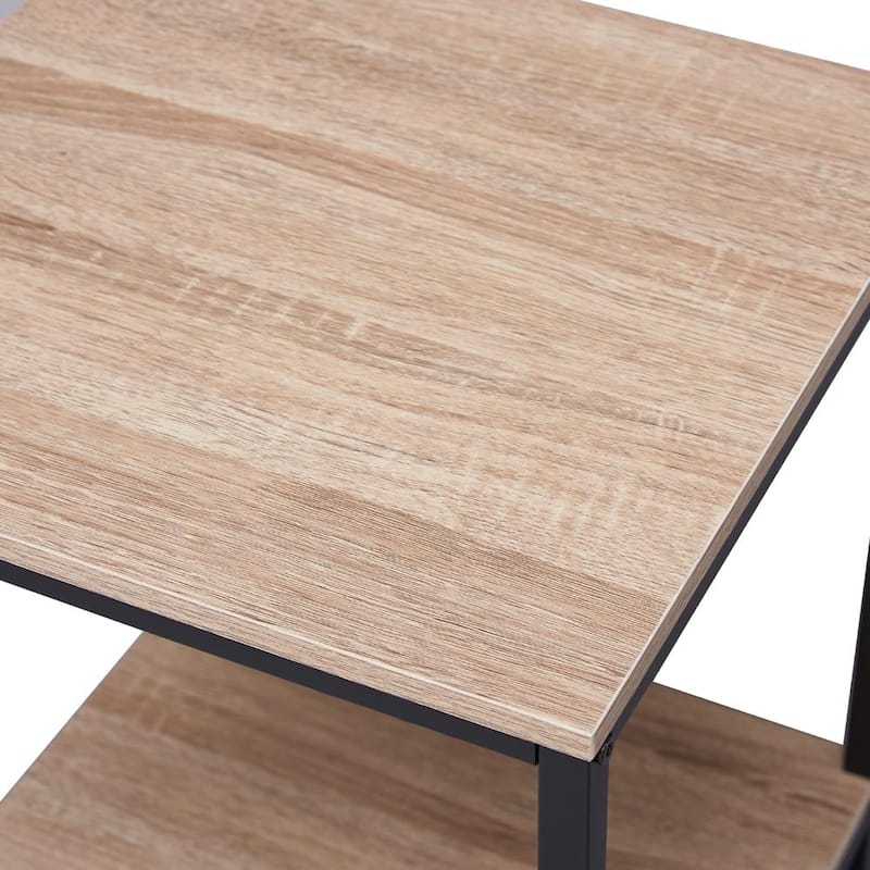 Home Imports Emporium Metal Coffee Table with Metal Frame Natural/Black