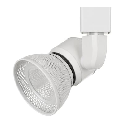 10W Integrated LED Metal Track Fixture with Mesh Head, White