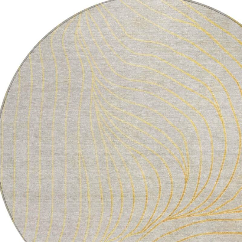 HomeRoots Abstract Transitional Rectangle Outdoor Rug