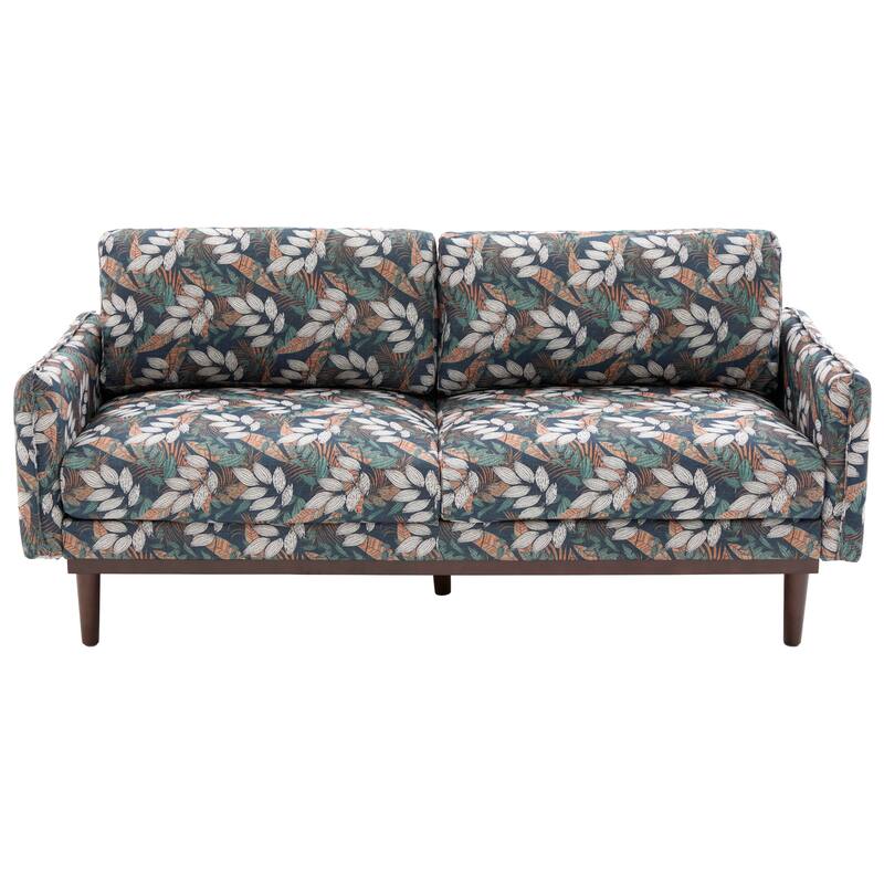 Modern Style Loveseat Sofa 75.75" Sofa Couch 2-seater Sofa with Spacious Seating Area for Living Room
