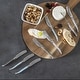 preview thumbnail 4 of 2, French Home Laguiole Spreaders with Mother of Pearl Handles and Wood Serving Board