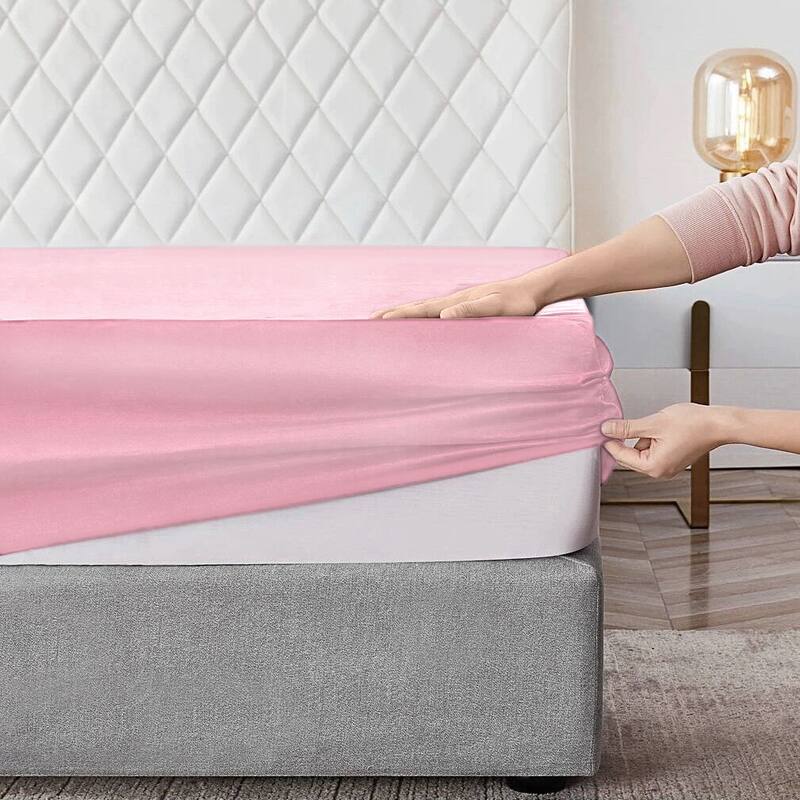 OrganicClub Ultra Soft Cotton Fitted Sheet