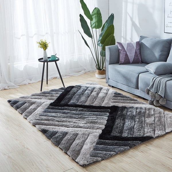MDA Rugs Mateos Shag Collection Area Rug - Bed Bath & Beyond - 30932830