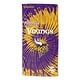 preview thumbnail 43 of 74, NFL Psychedelic Beach Towel 30" x 60" - Minnesota Vikings