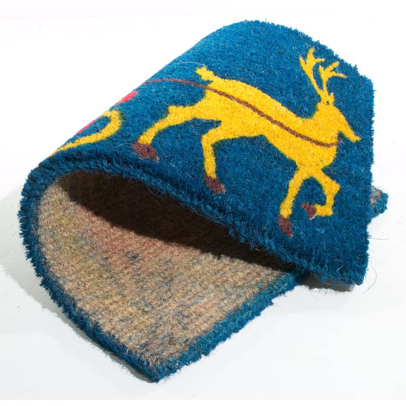 Santa Claus Coir Doormat - Door Mat