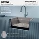 preview thumbnail 58 of 59, Karran Top Mount 25 in. Single Bowl Quartz Kitchen Sink Kit
