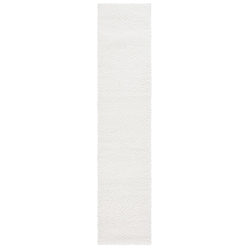 SAFAVIEH Tahoe Shag Nieki Geometric 1.2-inch Thick Rug