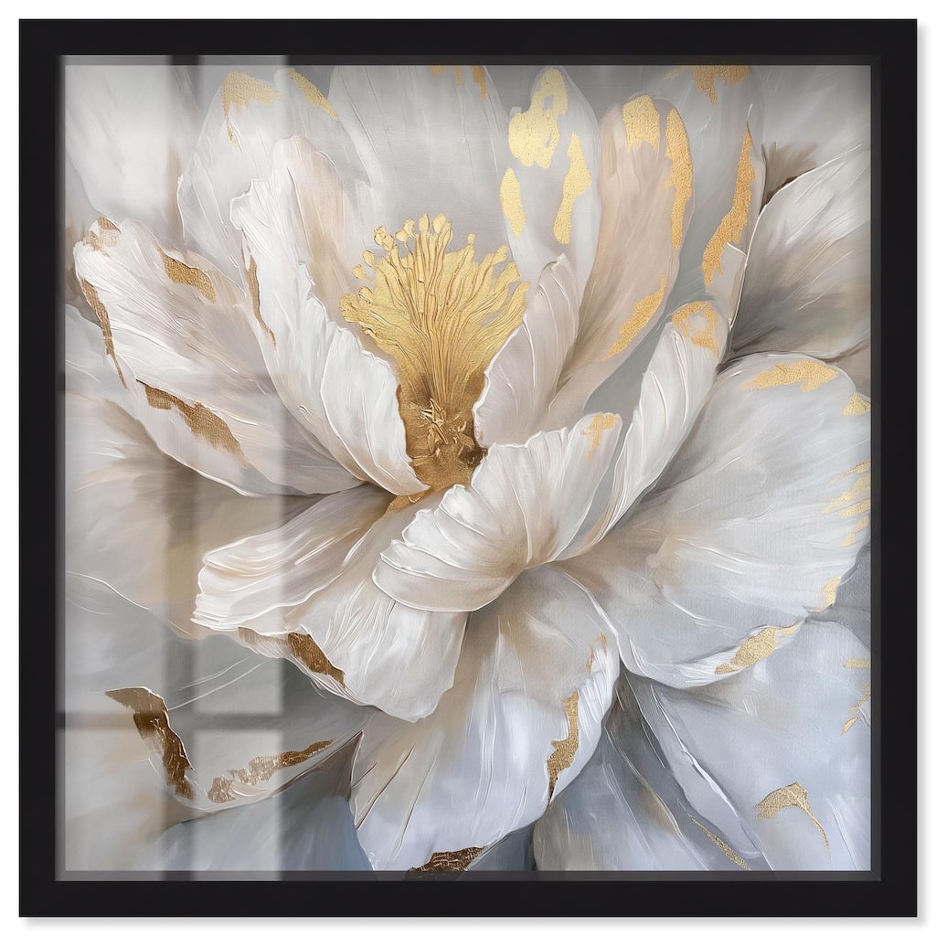 Golden Veins of Grace Shadowbox by Art Remedy