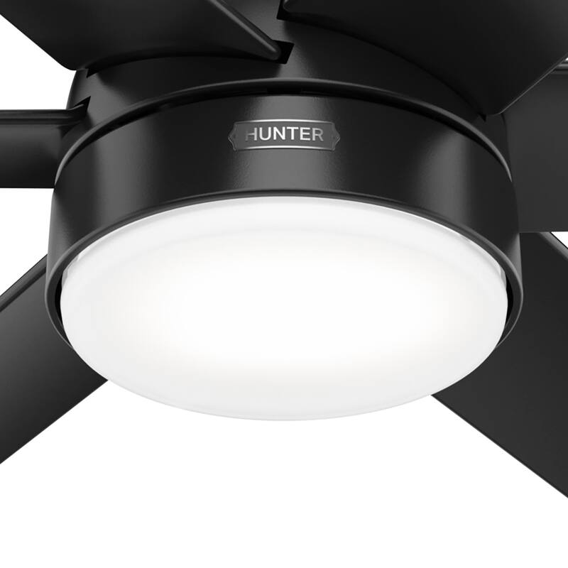 Hunter 60" Skysail Outdoor Ceiling Fan w/LED Light, Wall Control - Extreme Weather! - ENERGY STAR!