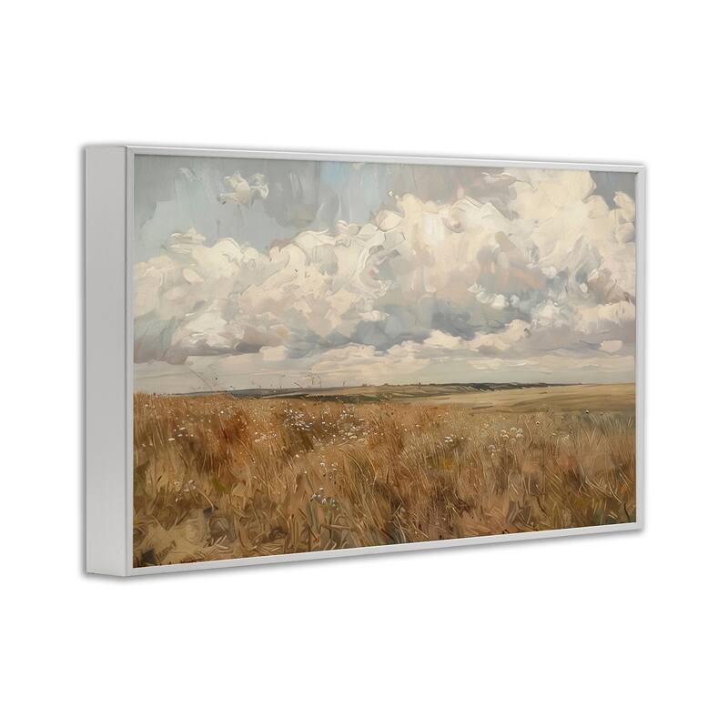 Stupell Wide Open Farm Field Framed Giclee Art Design By LSR Creative Studio