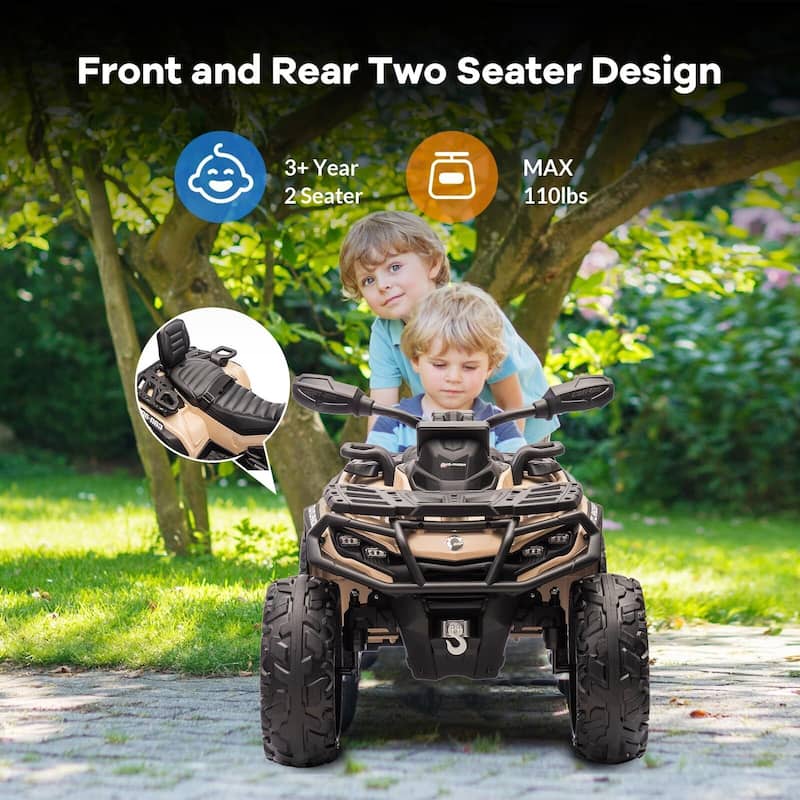 2 Seater Ride On ATV for Kids