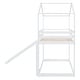 preview thumbnail 27 of 46, Twin Over Twin Bunk Bed with Roof, Slide & Ladder, Playhouse-Inspired Design, Safe & Fun, Multiple Installation Options, Grey