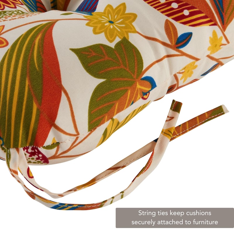 Esprit Floral 20-inch Outdoor Chair Cushion by Greendale Home Fashions - 20w x 20l